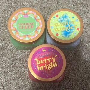 Tree Hut Festive Body Scrub Trio